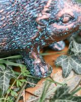 Close-Up of Rustic Verdigris Finish