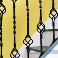 "Cavendish" Double Basket Single Fine Twist Stair Spindle