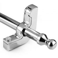 Stair Rods with Ball Finials in Bright Chrome