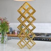 "Geometric Grid" Wine Rack in Situ 