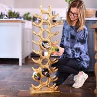 27 Bottle "Tuscany" Wine Rack in Kitchen Setting 