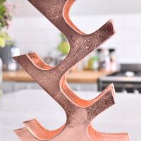Close up of bottle holder 