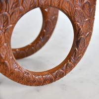 Close up of circular bottle holder 