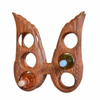 Rustic Iron "Angel Wings" Wine Rack