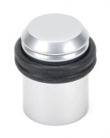 Satin Chrome Floor-Mounted Door Stop