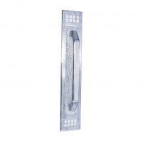 Large Satin Chrome Pull Handle