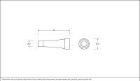 Satin Chrome Projection Door Stop Dimensions