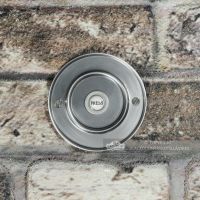 Satin Chrome Round Door Bell Push