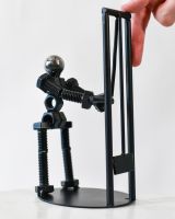 Scale image of scrap metal art sculpture