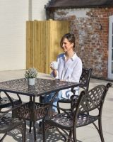 scale image of 4 seater patio table and chairs set