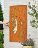 Scale image of Rustic "Fairy"s Wish" Garden Wall Art