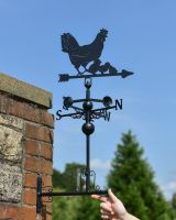 "A Hen and Her Chicks" Weathervane