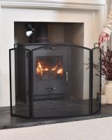 Scale image of black fire guard