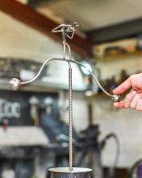 Scale image of Recycled Metal Violinist Sculpture