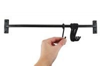 scale view wall mounted hook rail