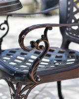 Scroll Design Arm Rest 