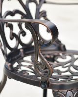 Scroll Effect Arm On Garden Chair 