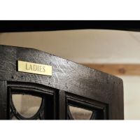 Ladies Engraved Bathroom sign