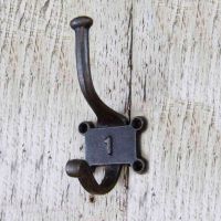 Two Hook Iron Coat Hooks In Numbers One To Five