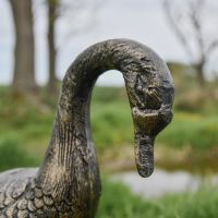 Close up of Aluminium Goose Neck & Head 