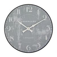 Shabby Chic Grey Wall Clock