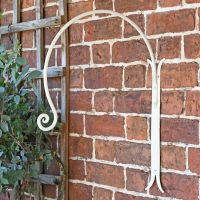 ’Shepherds Crook’ Wall Bracket for Hanging Baskets - Cream
