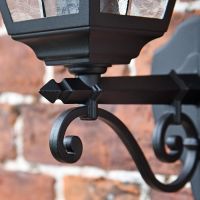 Ornate Scroll Bracket on the Wall Lantern