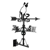 Siamese Cat Weathervane Created from Cast Iron