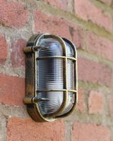 Nautical "Skipper" Bulkhead Wall Light Side On