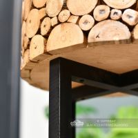 Side View of the top of the Side Table