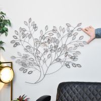 Silver Bush Wall Art to Scale