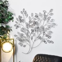 Bush Wall Art in a Silver Finish