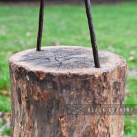 Close-up of the Log Base