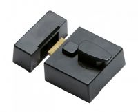 Simplistic Black Iron Narrow Night Latch