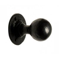 Simplistic Cast Iron Round Door Knobs
