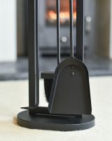 Close Up Of Simplistic Contemporary Fireside Companion Set 70cm Shovel