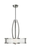 "Mardenwick Park" Simplistic Design Nickel Hanging Light