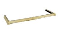 "Aldby Park" Polished Brass Adjustable Hearth Fender