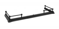 Simplistic Black Railed Adjustable Hearth Fender