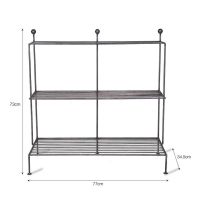 Simplistic Steel Plant Shelving Stand Dimensions