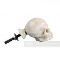 Skull Design Cabinet Knob Side View
