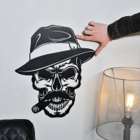 Gangster Skull with hand for scale