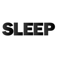 Black Metal Letters "SLEEP"