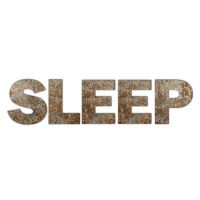 "SLEEP" Rustic Metal Letters 