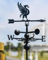 Close-Up of Liver Bird Topper for Slim Steel Weathervane