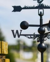 Close-Up of EAST/WEST Directional Arms