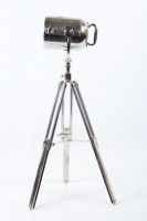 Small aluminium free standing spot light