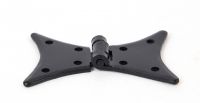 Small Black Butterfly Hinge Pair