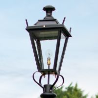 Small Black Dorchester Lantern Lantern Top