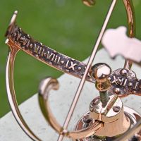 Embossed Numerals on the Inside of the Armillary 